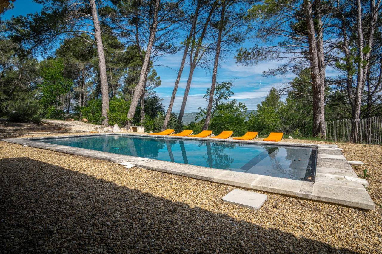 Stunning Panoramic Views And Heated Pool In Roussillon Villa Roussillon en Isere Eksteriør billede