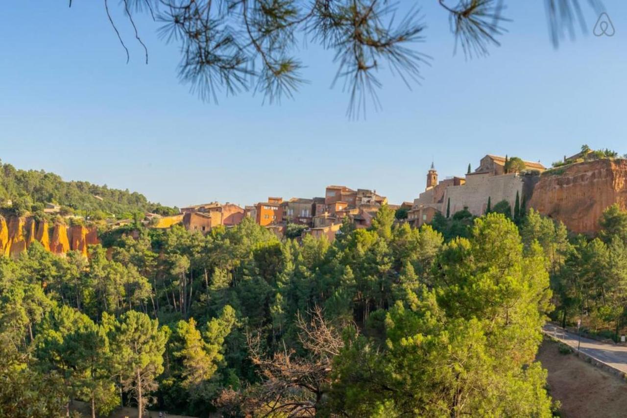 Stunning Panoramic Views And Heated Pool In Roussillon Villa Roussillon en Isere Eksteriør billede