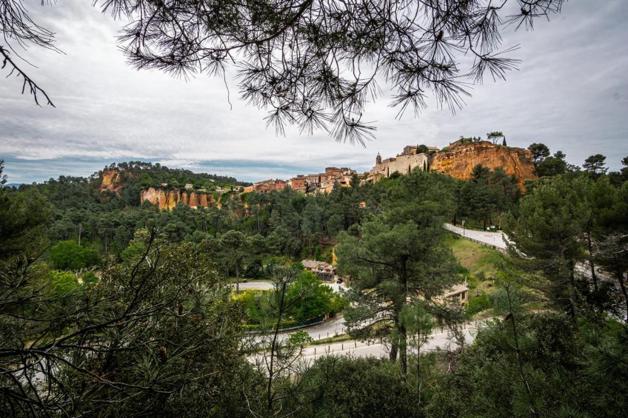 Stunning Panoramic Views And Heated Pool In Roussillon Villa Roussillon en Isere Eksteriør billede